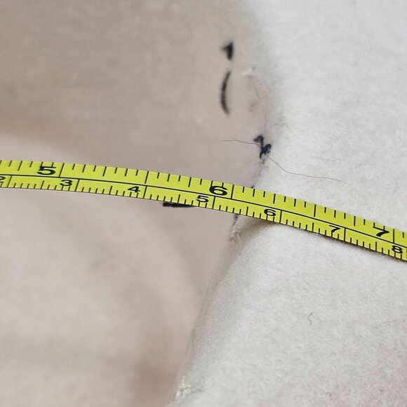 Vintage Women's Wool Felt Hat With Navy Ribbon & Lace Accent Project Hat - Picture 10 of 10